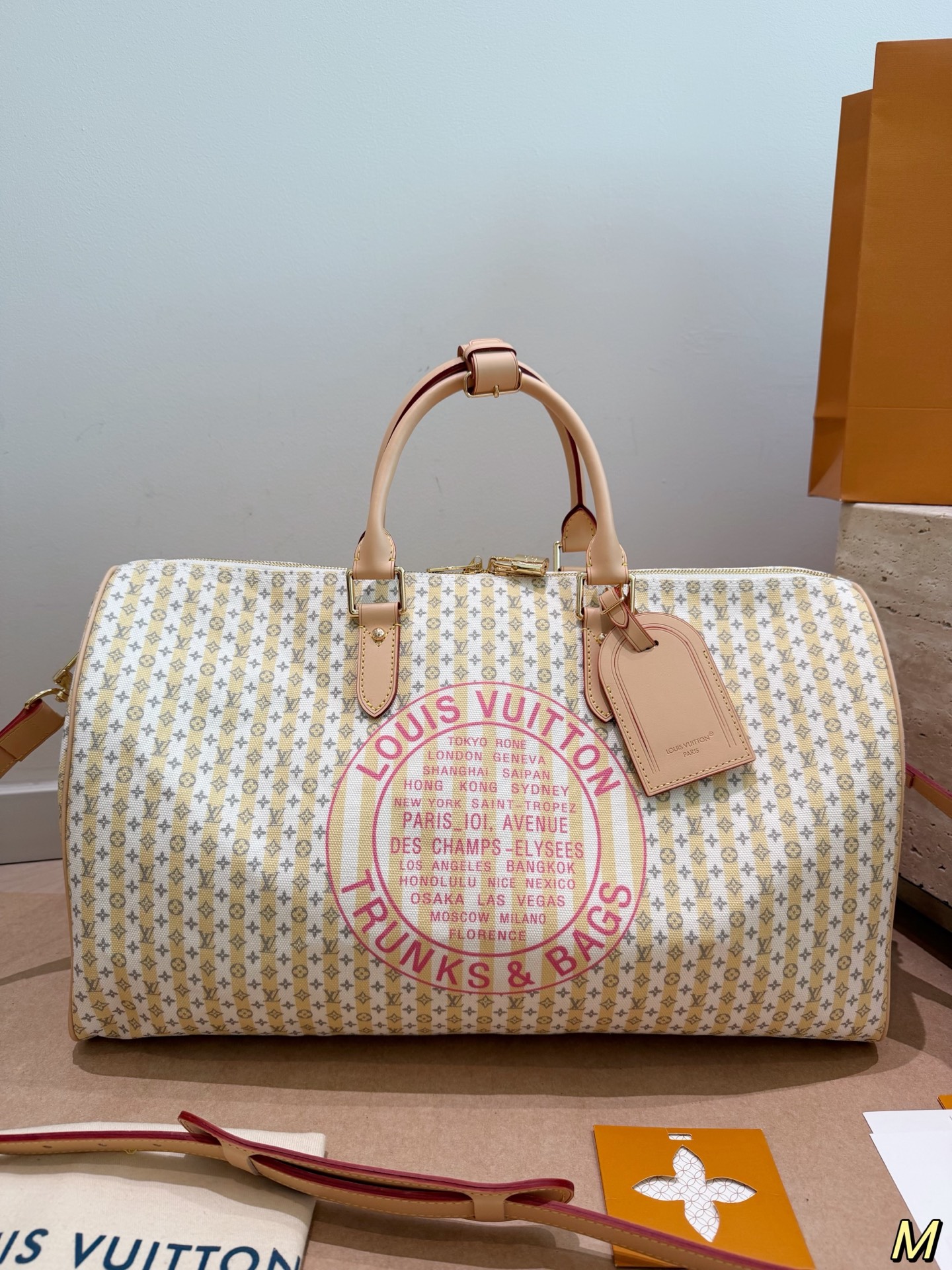 Louis Vuitton LV Speedy Cowhide Leather Limited Edition Travel Ready